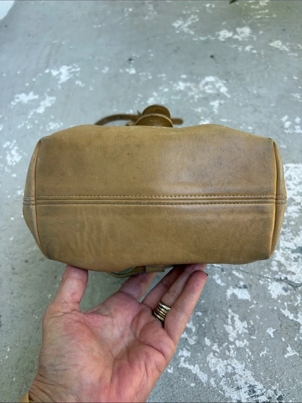 Vintage coach mini backpack